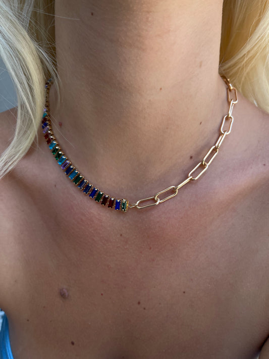 Rainbow stone’s necklace